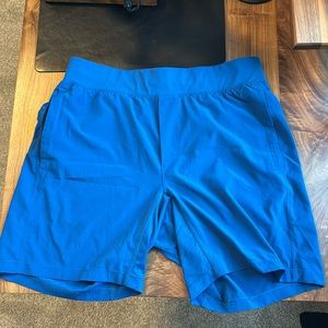 Men’s Lululemon Blue Athletic Running Shorts - Size Large